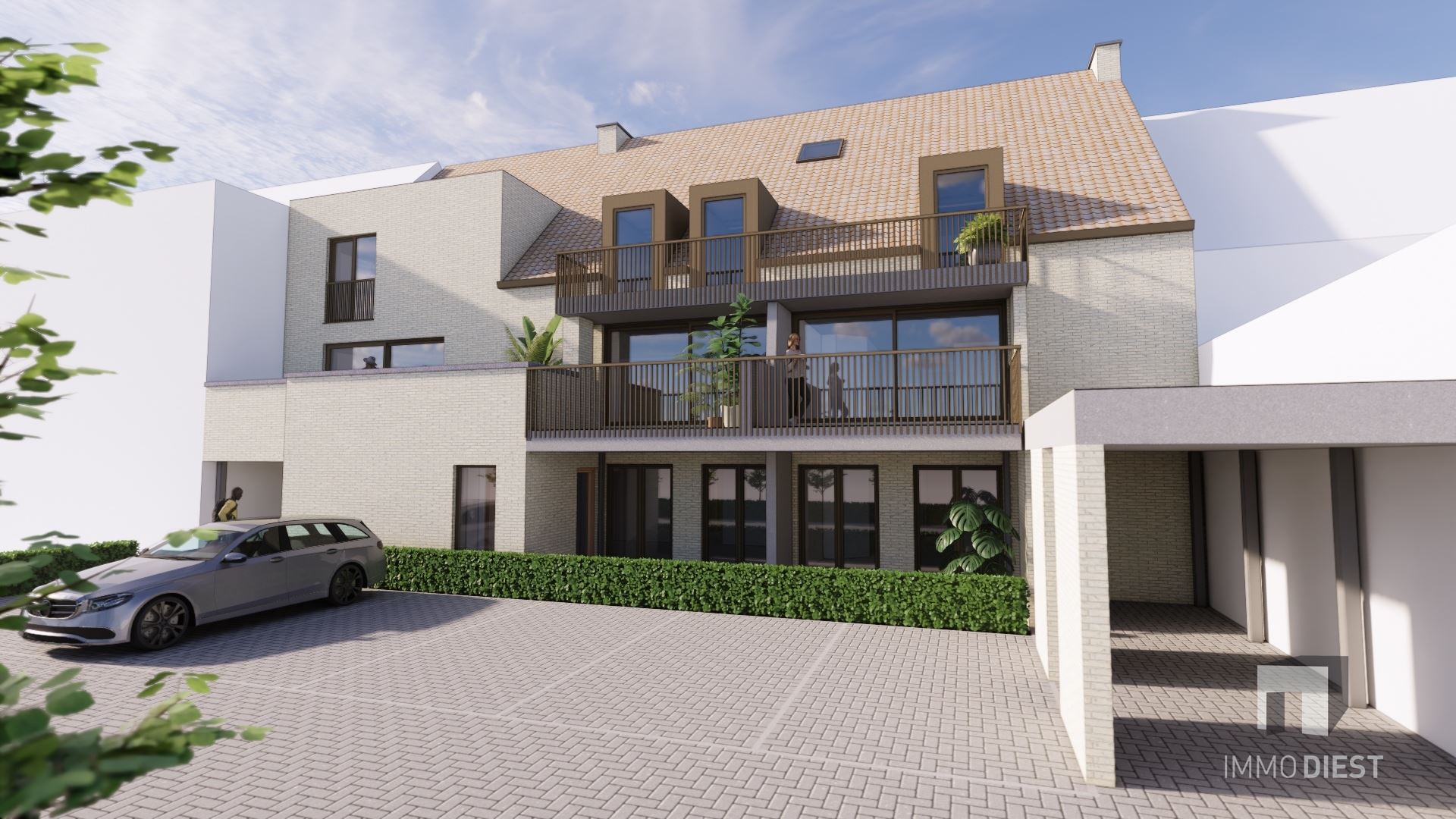 Gelijkvloers app. van 82m2 met 2slpk en 2 ensuite badkamers - foto 5