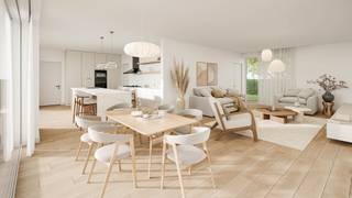 Op zoek naar een nieuwe thuis op een rustige locatie, vlak bij het centrum van Wielsbeke? In de Spaanderstraat bouwt Hyboma een moderne, energiezuinige woning op een ruim villaperceel van 1.011 m². Het gaat om het laatste beschikbare perceel in deze recent ontwikkelde woonbuurt. Als gezin woon je hier centraal op wandelafstand van een kinderopvang en school, met een vlotte verbinding naar Waregem, Kortrijk en Gent.
De woning (Lot 42) is praktisch ingedeeld en beschikt over een bureau op het gelijkvloers, drie slaapkamers en een ruime leefruimte met open keuken. Grote ramen zorgen voor veel natuurlijk licht en een aangenaam ruimtegevoel.
Je kiest zelf de afwerking van onder andere de vloer, keuken en badkamer. Ook op het vlak van energieprestaties is deze woning klaar voor de toekomst. Met een E-peil van 15, een lucht-waterwarmtepomp, ventilatie C+ en zonnepanelen geniet je van energiezuinig wonen met alle comfort.
Wielsbeke ligt centraal in de Leiestreek, vlak bij de Leie en het kanaal Roeselare-Leie. De groene omgeving, mooie wandel- en fietsroutes en vlotte bereikbaarheid maken van deze gemeente een fijne plek om thuis te komen.
Graag meer weten? Contacteer onze nieuwbouwadviseur voor meer info.