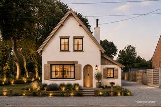 Voor meer info en foto’s, surf naar www.swevers.be – Oude Baan 39 in Heusden-Zolder biedt een unieke kans voor wie een woning volledig naar eigen smaak wil renoveren of herontwikkelen. De open bebouwing uit 1955 ligt op een uitzonderlijk ruim perceel van 36a05. De perceelsbreedte bedraagt ongeveer 18 meter, waardoor een gevelbreedte van circa 12 meter tot de mogelijkheden kan behoren, uiteraard onder voorbehoud van vergunningen. Bij afbraak en heropbouw kan onder de toepasselijke voorwaarden bovendien een btw-tarief van 6% gelden in plaats van 21%. Dit is een bijzonder financieel voordeel. Een opportuniteit om uw woning waar te maken. Denk maar aan een knappe uitbouw met grote raampartijen richting de tuin die het groen volledig naar binnen halen. De grote troef is het perceel met veel groen, een gedeeltelijk bebost karakter en ruimte voor dieren. Achteraan grenst het terrein aan agrarisch gebied, met uitzicht op weilanden en groen. Winkels liggen op ca. 1,3 km, scholen op ca. 2 km en de snelweg op ca. 6 km. Een eigendom voor wie ruimte, rust en toekomstmogelijkheden zoekt. Voor meer informatie, bel 011 255 155. Bron bewoonbare oppervlakte: EPC – verslag. Dit pand is onderworpen aan de renovatieverplichting van de Vlaamse overheid voor residentiële gebouwen (behoudens bij sloop binnen 5 jaar na de aankoop). Consulteer voor meer informatie de website van het Vlaams Energie- en Klimaatagentschap via https://www.vlaanderen.be/een-huis-of-appartement-kopen/renovatieverplichting-voor-residentiele-gebouwen.