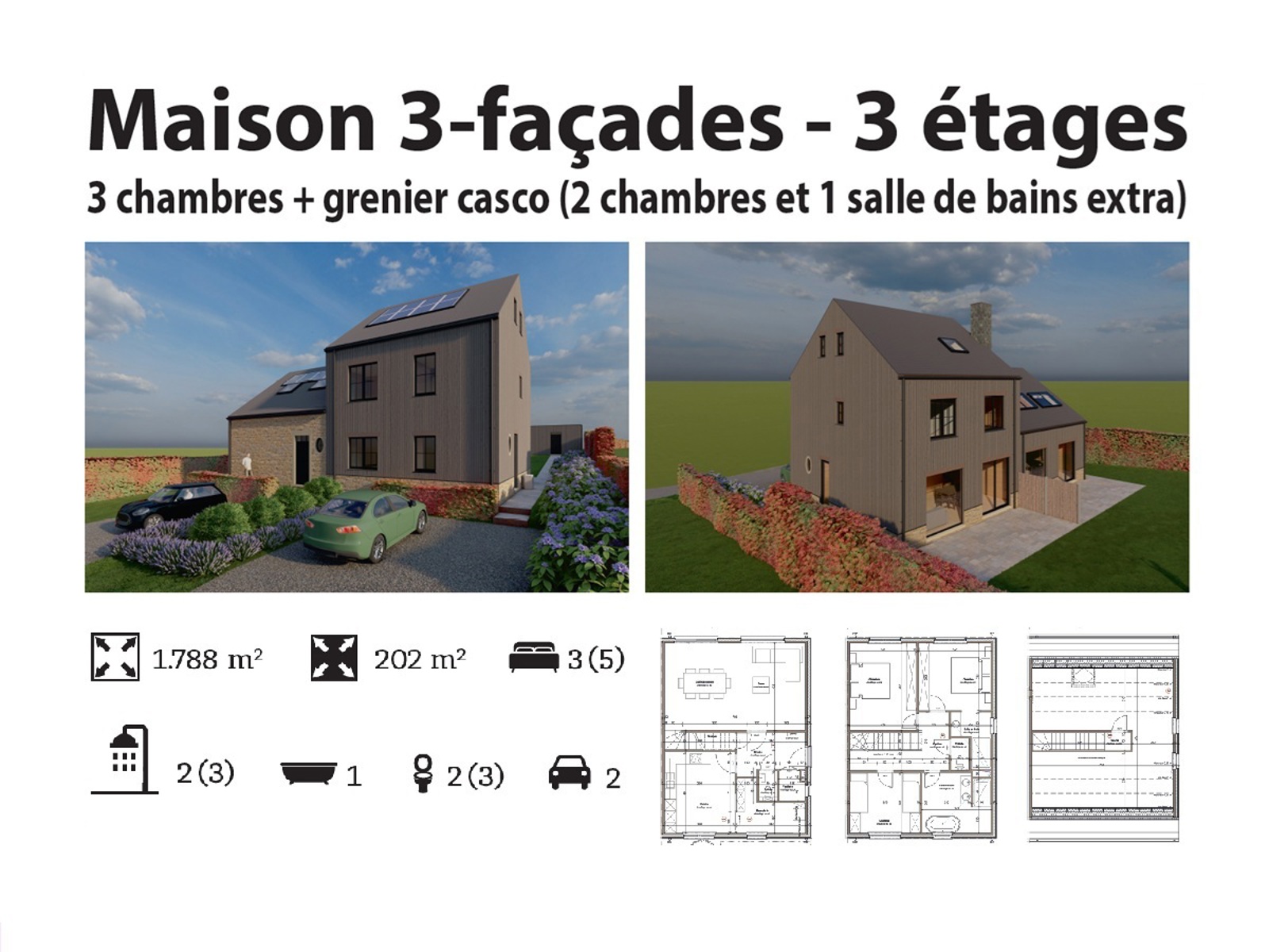 Moderne nieuwbouwwoning met tuin en topligging in Rochehaut - foto 4