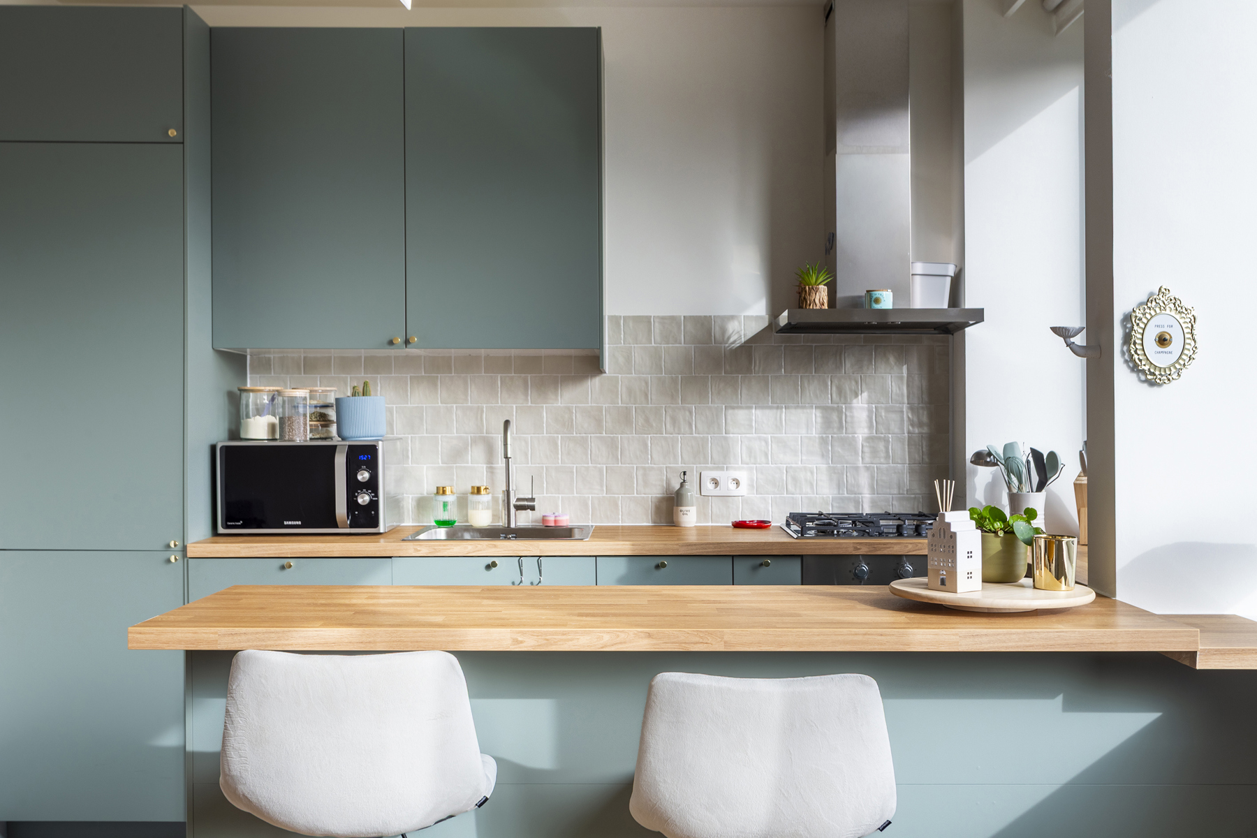 Gerenoveerd 2 slpk-app met terras en garagebox - foto 3