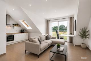 [[ DIT PAND NEEMT DEEL AAN DE ERA OPEN HUIZEN DAG OP 19/9 VAN 17:30 TOT 18:30 ]]
<p><strong>Ben je op zoek naar een instapklaar dakappartement met 1 slaapkamer, terras en parkeerplaats op een rustige, residentiële ligging? Zo gevonden!</strong></p>

<p>In een groene en residentiële omgeving bevindt zich dit verzorgde dakappartement met een bewoonbare oppervlakte van 62 m². Dankzij de centrale verwarming op aardgas, de praktische indeling en het gezellige terras is dit de ideale woonst voor alleenstaanden, koppels of investeerders. Met een EPC-label D en een goede algemene staat is het appartement onmiddellijk instapklaar. Ook als investering biedt dit appartement interessante mogelijkheden. De huurwaarde bedraagt €676 per maand. Bij een aankoopprijs van €175.000 komt dit neer op een bruto rendement van circa 4,6%, wat zorgt voor een aantrekkelijk potentieel passief inkomen.</p>

<p>Via de inkomhal bereik je de lichtrijke woonkamer, die aansluit op de uitgeruste keuken. De keuken is voorzien van een inductiekookplaat, oven, dampkap en een enkele spoelbak. Aansluitend bevindt zich een praktische berging met aansluitingen voor een wasmachine en droogkast, evenals de verwarmingsketel.</p>

<p>Verder beschikt het appartement over één ruime slaapkamer, een badkamer uitgerust met een douche en enkele wastafel, een afzonderlijk gastentoilet met handenwasser en een aangenaam terras waar je in alle rust van de buitenlucht kan genieten.</p>

<p>Als extra troef beschikt deze eigendom over een private parkeerplaats, wat het wooncomfort nog verder verhoogt.</p>

<p>Ben je op zoek naar een instapklaar appartement met één slaapkamer, terras en parkeerplaats in een rustige, groene omgeving? Dan is dit appartement zeker een bezoek waard!</p>