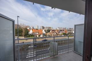 Residentie WANAKA : op de 3de verdieping met open zicht, gemeubelde studio, bestaande uit : een inkomhal met vestiairekast, woonkamer met...