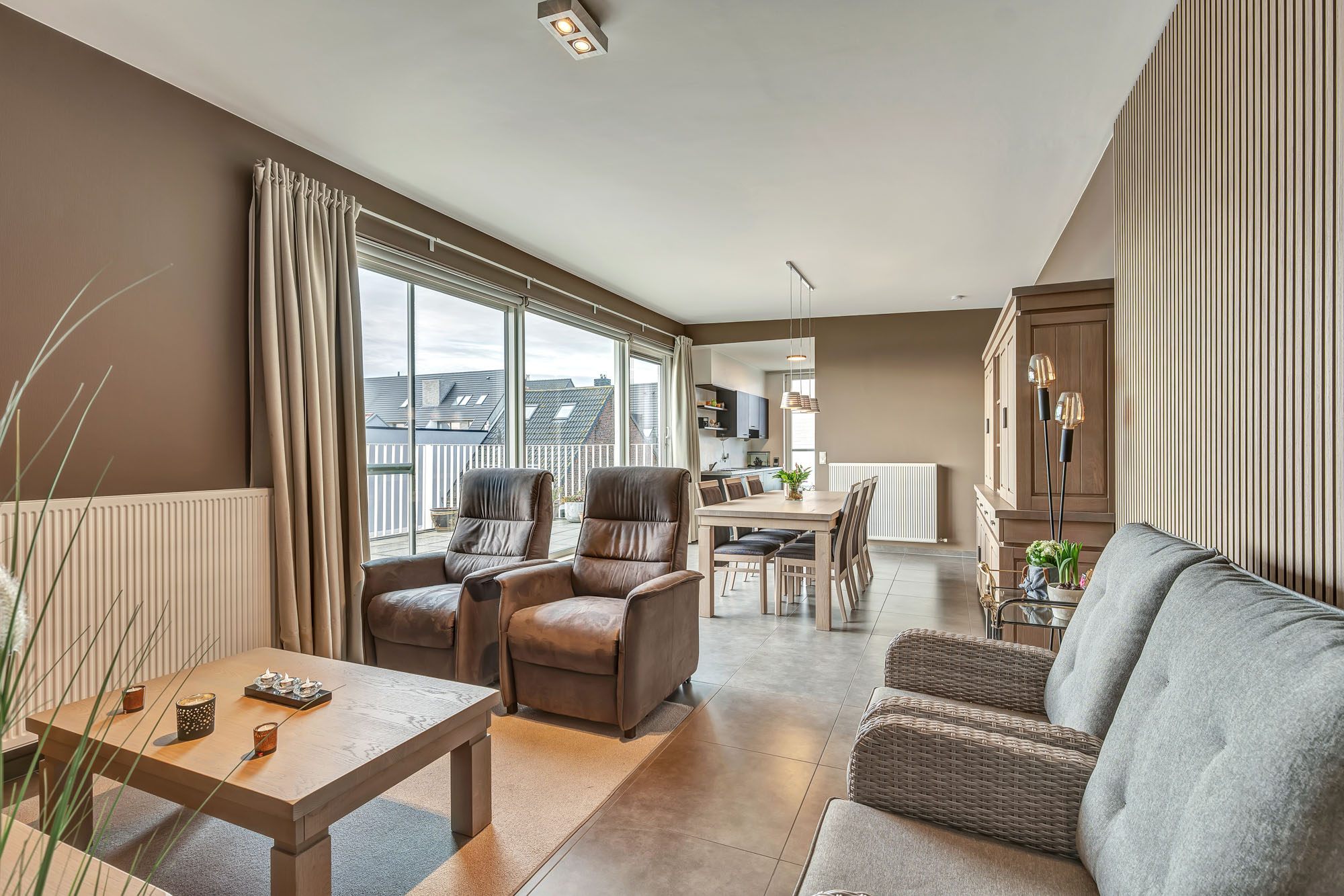 Ruim en lichtrijk appartement met zonnig terras in centrum - foto 4