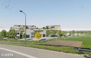 In project “Cascade”, a warehouse of approximately 1,154 m² is available in a prime location in Roeselare.The site has excellent visibility and is centrally located near the entrance and exit of the E403.Specifications:&gt; free height of approximately 8 to 8.7 meters&gt; sectional gate&gt; loading dock&gt; polished concrete floor&gt; possibility to rent additional warehouse and/or officeThe site will be a sustainable and pleasant workplace with an eye for greenery in the form of green facades and roof gardens, among other things.The property has excellent visibility in a very central location.