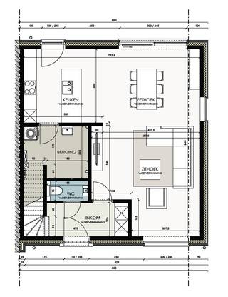 Deze halfopen landelijke woning (lot 27) bevindt zich op een perceel van 362 m² vlakbij het station van Tielt. Deze woning ligt in een nieuwe straat zonder doorgaand verkeer met een uitgang aan de Bedevaartstraat en de Dertig Zilverlingenstraat. De streek is volledig doorwaadbaar voor voetgangers en fietsers, wat het een kindvriendelijke en veilige woonbuurt maakt.<br /><br />Er zijn 3 slaapkamers, een ruime badkamer, inloopdouche, bad en 2 toiletten. Je bereikt met de vaste trap een extra zolderkamer. Het gelijkvloers bestaat uit een open leefruimte met zithoek, eethoek en een keuken met eiland. Naast de keuken is er een berging/wasruimte. De tuin is zuidoostelijk georiënteerd. De tuin is bereikbaar via de garage achteraan. De woning heeft zonnepanelen, een geothermische warmtepomp en vloerverwarming. Je geniet hierdoor van een E-peil lager dan 10 en ben je bij aankoop 5 jaar vrijgesteld van onroerende voorheffing!<br /><br />Deze woning komt in aanmerking om aangekocht te worden met het verlaagd BTW-tarief van 6%! De prijs is excl. kosten en btw. Bekijk de transparante ALL-IN prijs; een volledig afgewerkte en instapklare woning op www.dumobil.be/nl/woonprojecten/projecten/tielt-bedevaartstraat | Sam Borrey: sam@dumobil.be | 0483 210 133.<br /><br /><br />