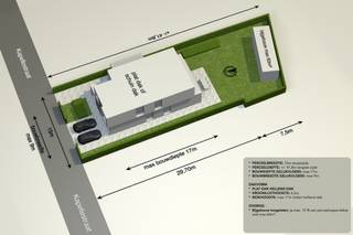 Deze bouwgrond is gunstig gelegen, dicht tegen het centrum van Mol.<br />De grond is geschikt voor een open bebouwing met een garage aan de linkerzijde van de woning.<br />De tuin is volledig naar het zuiden gericht en er is plaats voor bijgebouwen.