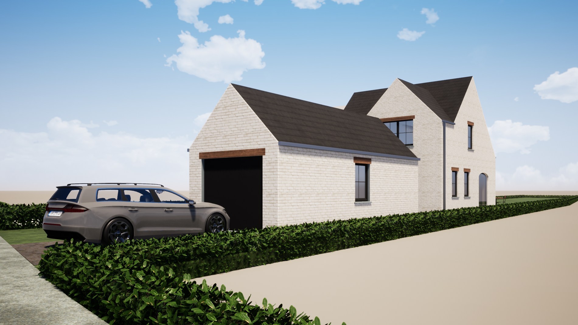 Ruime nieuwbouwwoning in landelijke setting te Kortemark - foto 2