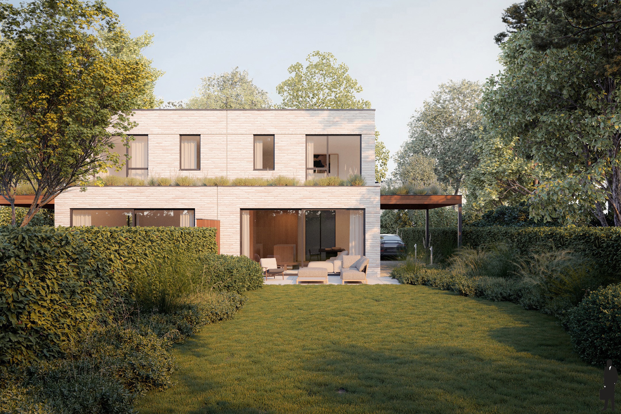 Nieuwbouwproject met halfopen woningen, 4 slpk en 2 badk! - foto 4
