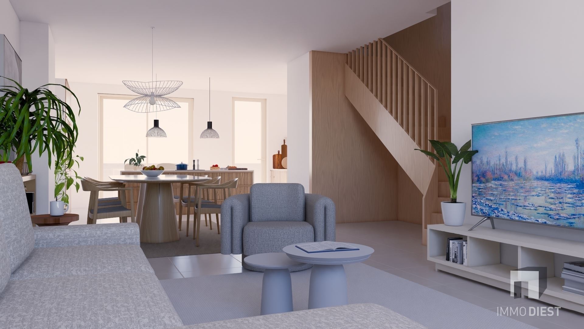 Appartement met 2 slpks, terras en carport - foto 5