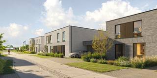 In de nieuwe woonwijk aan de Beekstraat – Begijnhofstraat in Astene bij Deinze bouwt Danneels deze ruime gezinswoning met 3 slaapkamers en een garage. <br /><br /><br />Het is een halfopen bebouwing met maar liefst 180 m² woonruimte en uitgerust met o.a. een geothermische warmtepomp, vloerverwarming, zonnepanelen en een ventilatiesysteem met warmterecuperatie.<br /><br />Danneels besteedt extra aandacht aan verfijning bij de architectuur en de afwerking, maar denkt ook aan een praktische indeling. Een open en lichtrijke woonkamer, volledig ingerichte keuken, bureau- of speelhoekje in de woonkamer, 3 ruime slaapkamers en een complete badkamer. De woning heeft verder nog een omheinde tuin met gezellig terras én een garage.<br /><br />In onze totaalprijs zijn mooie budgetten voorzien voor de keuken, badkamer, vloertegels, … van jouw keuze. Ook jouw oprit en het terras zijn inbegrepen. 