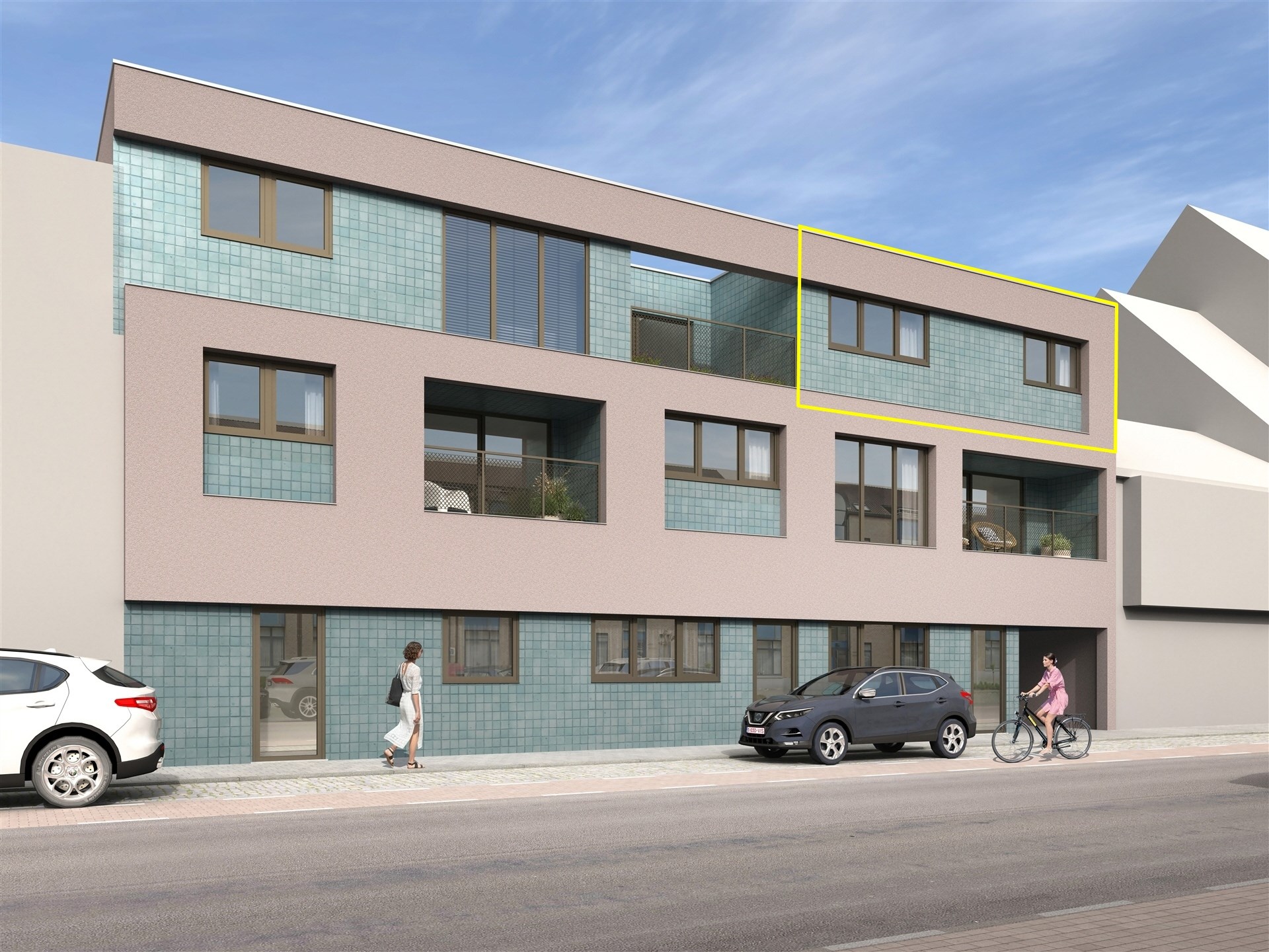 Nieuwbouw 3 slaapkamer appartement in centrum Wetteren - foto 3