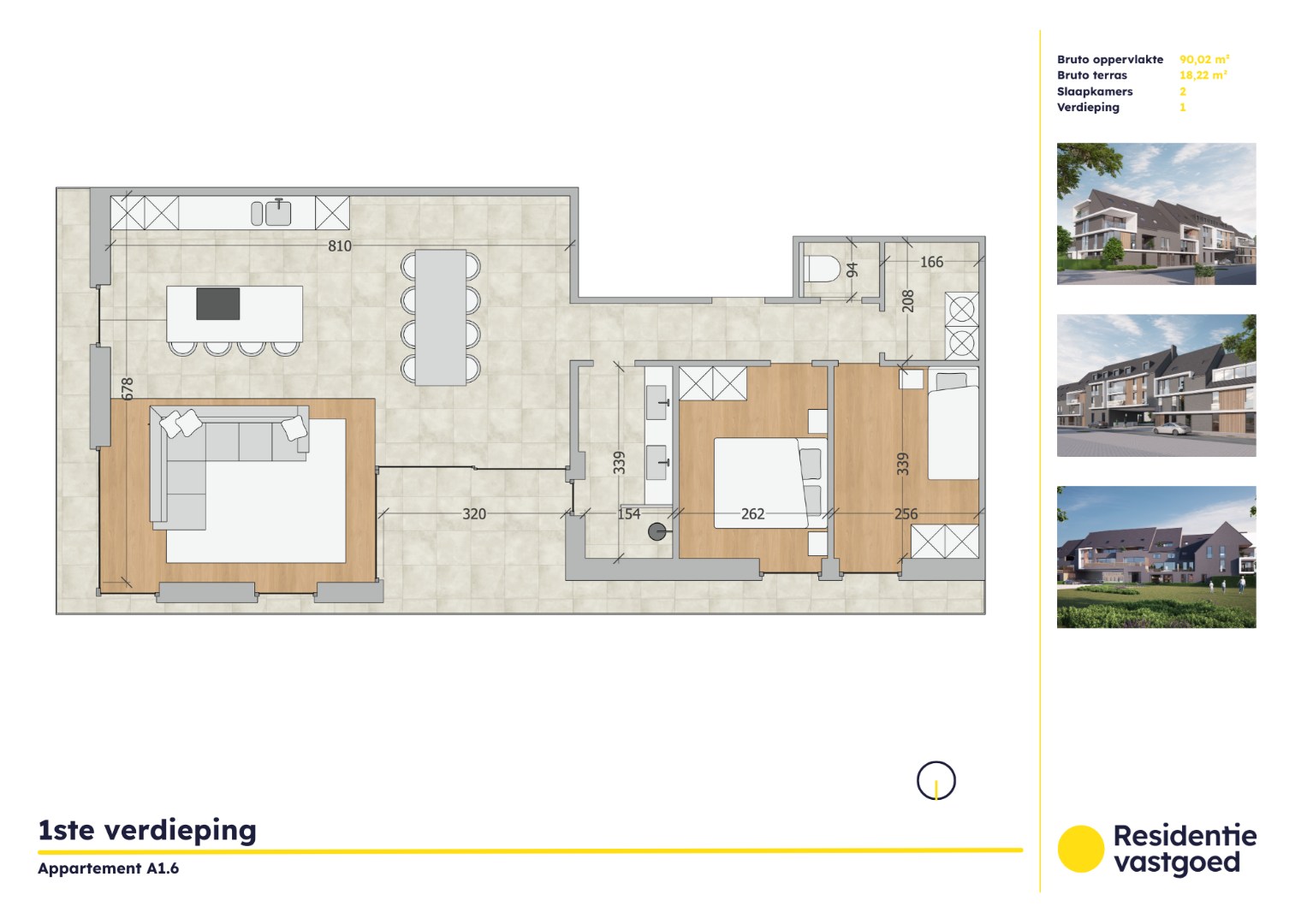 Appartement à vendre à Oudenburg avec 2 chambres - photo 1