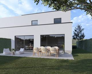 In het prachtige Waasmunster bieden wij twee moderne halfopen nieuwbouwwoningen aan, kwalitatief opgetrokken met oog voor hedendaagse architectuur. Deze woningen worden casco verkocht, wat u de unieke vrijheid geeft om de verdere afwerking volledig af te stemmen op uw eigen smaak en budget.<br />Dankzij de uitstekende bereikbaarheid naar de E17 combineert u hier rustig wonen met een vlotte verbinding.<br />Elke woning beschikt over ruime en lichtrijke leefruimtes, waar grote raampartijen zorgen voor een aangename natuurlijke lichtinval. Aansluitend beschikt u hier over een fraaie tuin, de ideale plek om tot rust te komen en te genieten.Daarnaast zorgt de inpandige garage voor heel wat gebruiksgemak en biedt deze extra parkeer- en opbergruimte.<br />Op de verdieping bevinden zich drie volwaardige slaapkamers, een aparte dressing en een ruime badkamer die voldoende plaats biedt voor zowel een douche als een ligbad.<br />Bent u creatief ingesteld en op zoek naar een woning die u volledig naar eigen wensen kan inrichten?<br />Twijfel dan niet en contacteer ons voor meer informatie of een bezoek ter plaatse.