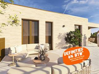 <p><span>TRINITY STAAT VOOR LICHT - RUIMTE &amp; LUXE!</span></p><p><span>KOOP UW APPARTEMENT AAN  6% BTW!!</span></p><p><span> </span></p><p><span>Een uniek nieuwbouwproject, geeft in Schoot-Tessenderlo vorm aan 7 luxe appartementen en 2 penthouses, die afgewerkt zijn volgens de hoogste standaarden op gebied van esthetiek, comfort en energieverbruik.</span></p><p><span> </span></p><p><span>Appartement 9: Penthouse op de 2de verdieping van  124,2m2 -  gezellige leefruimte met toegang tot een zeer groot zuid/oost gericht terras.</span></p><p><span>OFWEL  twee slaapkamers waarvan één met dressing, </span></p><p><span>OFWEL drie slaapkamers,</span></p><p><span> </span></p><p><span>Licht doet leven.</span></p><p><span>In Trinity vind je ruime, lichtrijke wooneenheden met één of twee slaapkamers en met oppervlaktes die variëren tussen de 66 en de 124m².</span></p><p><span>De mooie, grote leefruimtes met open keuken, genieten allen een gulle lichtinval. </span></p><p><span>De terrassen vormen een drempelloos verlengde van de leefruimte, met oppervlaktes tussen de 7 en 54m².</span></p><p><span> </span></p><p><span>De hoogste standaarden op gebied van esthetiek, energieverbruik én comfort.</span></p><p><span>De appartementen en penthouses worden op zeer hoogwaardige, luxueuze manier afgewerkt met kritisch oog voor elk detail. </span></p><p><span>Ook de ruime afwerkingsbudgetten zijn een mooie troef van het project.</span></p><p><span> </span></p><p><span>Elk appartement is bovendien klaar voor de toekomst. </span></p><p><span>Dit vertaalt zich niet alleen in een E-peil dat gelijk is aan E20 (50% KI), maar ook door de voorziening van zonnepanelen, warmtepomp, vloerverwarming, …</span></p><p><span> </span></p><p><span>De bewoner staat centraal. </span></p><p><span> </span></p><p><span>Trinity </span><span>is een project van </span><span>Mint Projects.</span></p><p><span>Verkoop door Immodiest, samen thuis in vastgoed.</span></p>