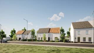 Deze halfopen woning combineert landelijke charme met modern wooncomfort en energiezuinigheid. Met een bewoonbare oppervlakte die optimaal benut wordt, is dit de ideale woning voor gezinnen die rust, ruimte en praktische indelingen waarderen.<br /><br />De woning beschikt over:<br /><br />- 3 volwaardige slaapkamers, elk licht en ruim opgezet<br />- Een ruime, volledig uitgeruste badkamer<br />- Een open leefruimte met keuken, waar grote raampartijen zorgen voor een overvloed aan natuurlijk licht en een vlotte verbinding met de tuin<br />- Een gezellige tuin die uitnodigt om te ontspannen en te genieten van het buitenleven<br /><br />Duurzaamheid staat centraal: de woning wordt uitgerust met hoogwaardige materialen, een warmtepomp, zonnepanelen en heeft een E-peil van maximaal E30. Zo geniet u van een comfortabele woning met lage energiekosten en een toekomstgericht binnenklimaat.<br /><br />De ligging combineert de landelijke rust van Wortegem-Petegem met een goede bereikbaarheid naar het centrum, scholen, winkels en belangrijke verbindingswegen.<br /><br />Een woning die rust, ruimte en energiezuinig comfort perfect weet te combineren, op een toplocatie in een charmante omgeving.