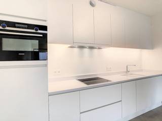 1-slaapkamerappartement te huur in de Parkdreef 25, op de site van Tour & Taxis.Het appartement beschikt over een inkomhal, een ruime woonkamer...