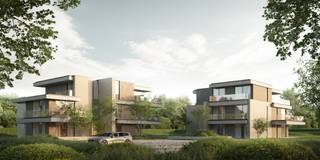 Residentie Groene Long is een nieuwbouwproject in het centrum van Kuurne nabij de Groene Long - REEDS 50% VERKOCHT!<br /><br />Groene Long biedt 10 luxe appartementen aan met een oppervlakte tussen de 111 en maar liefst 170 m². Het project bestaat uit 2 kleinschalige appartementsgebouwen met telkens 5 appartementen: 2 op het gelijkvloers, 2 op het eerste verdiep en een penthouse. Dit appartement heeft een oppervlakte van 121 m² en 35 m² terras.<br /><br />Het betreft allemaal hoekappartementen met maximale lichtinval. Ieder appartement heeft een uniek en open zicht op het omliggende groen met ruime terrassen in verschillende oriëntaties naar bezonning voor een maximale beleving de hele dag rond. <br /><br />Per appartement hebben we optimale privacy gecreëerd met de architectuur door tuinmuren te laten doorlopen van binnen naar buiten aan de terrassen. De in- en uitsprongen in de architectuur versterken die geborgenheid per appartement. <br /><br />Er is een ondergrondse verdieping met afgesloten garages en private bergingen. Er zijn dubbele garages met berging, gewone dubbele en enkele garages ter beschikking.<br /><br />De appartementen voldoen aan de huidige normen en behalen een E-peil van E30 of lager. Er wordt gewerkt met geothermische warmtepompen en vloerverwarming.<br /><br />Wilt u in het centrum van Kuurne wonen omgeven door groen? Neem contact op met Immo-Lys voor meer info.<br />
