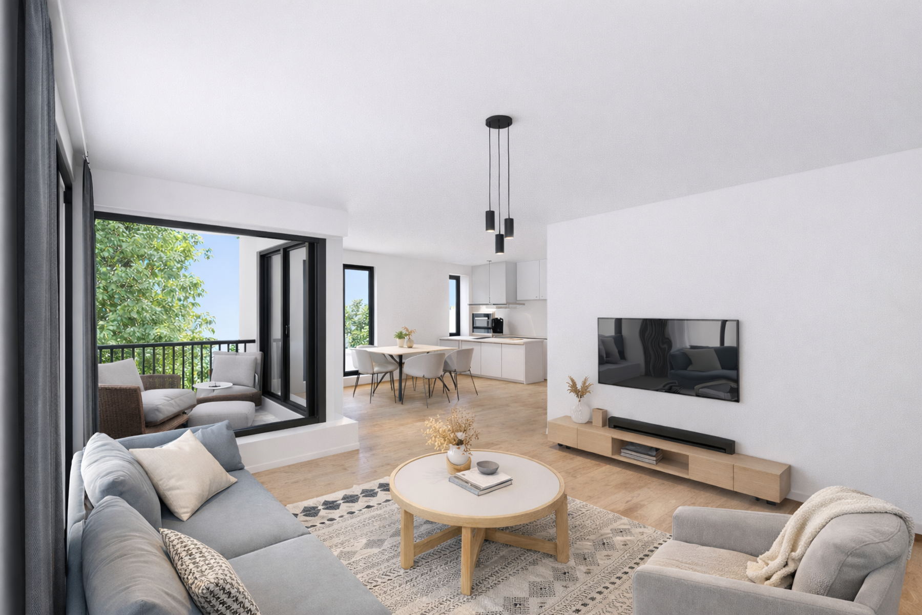 Energiezuinig, modern en lichtrijk 1-slaapkamer appartement - foto 4