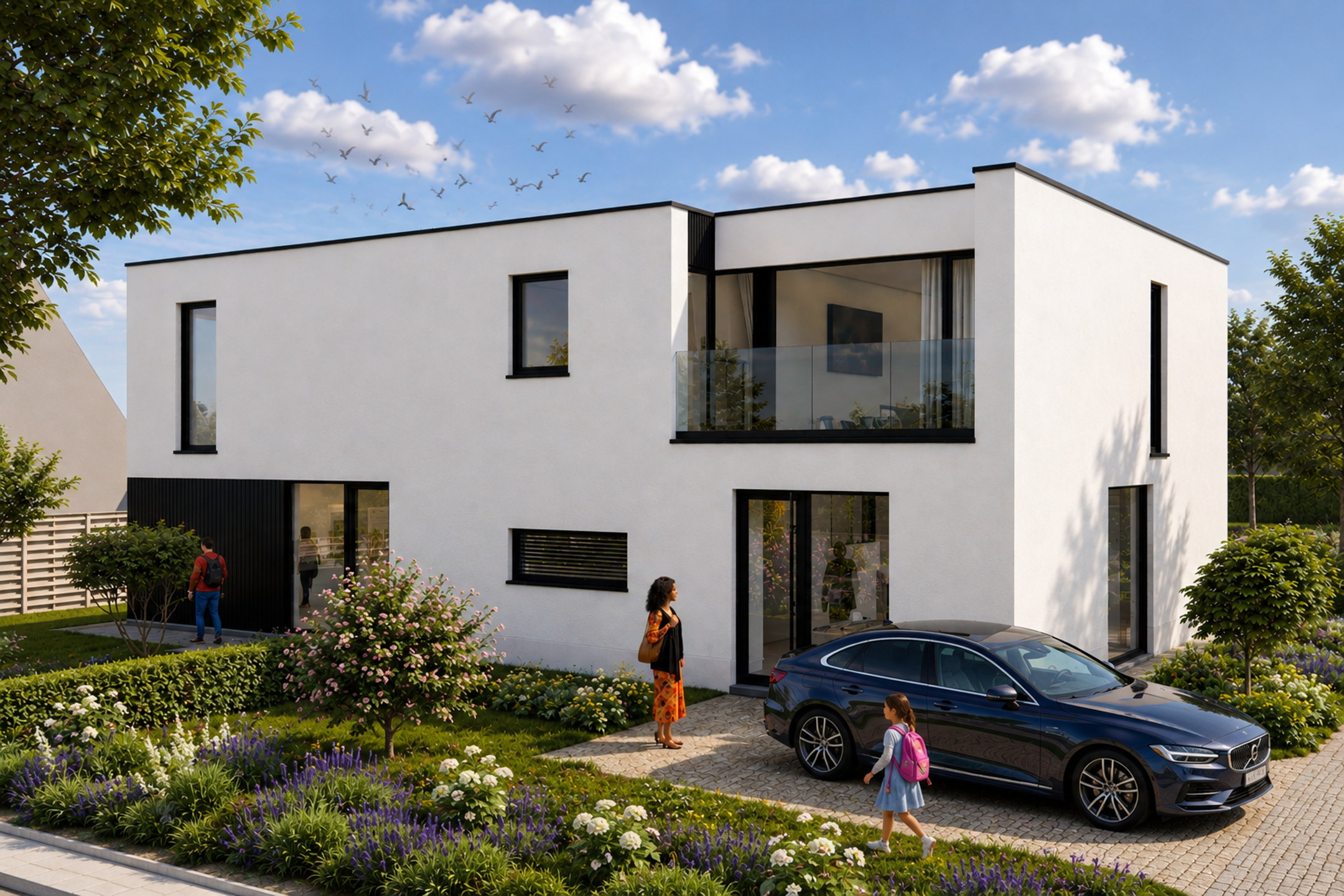 Exclusieve halfopen nieuwbouwwoning met opslagplaats - foto 2