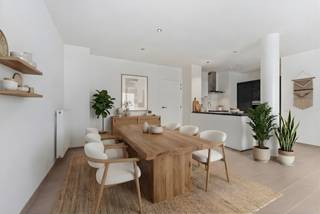 Prachtig nieuwbouwappartement van 128.38 m² , 2 terrassen met een totale oppervlakte van 22.11 m² te koop op plan .Dit RUIM appartement bestaat uit...