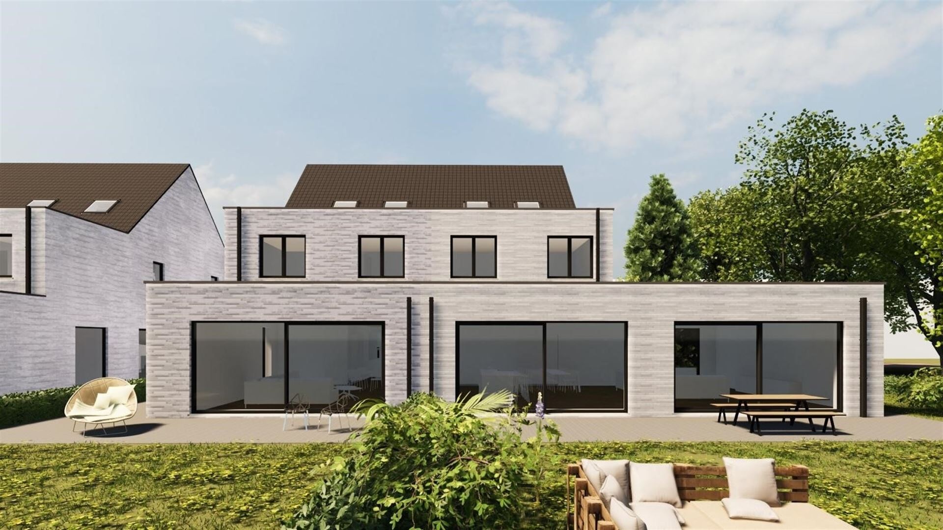 Unieke halfopen nieuwbouwwoning op perceel van 1857m² - foto 2