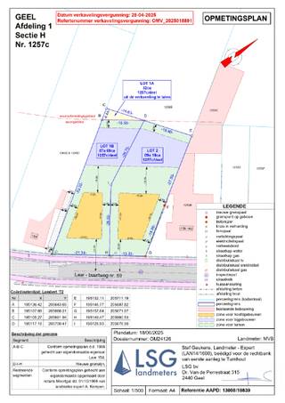 Zéér goed gelegen perceel bouwgrond van 769 m² in een rustige, residentiële straat te Geel. Dankzij de gunstige breedte en diepte leent dit...
