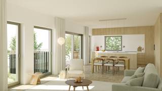 <p>Ruim nieuwbouwappartement met 3 slaapkamers voorzien van alle comfort, oa. warmtepomp, vloerverwarming, zonnepanelen enz.</p><p><br /></p><p><strong>Inclusief garagebox!</strong></p><p><br /></p><p>Bewoonbare oppervlakte 124,50 m² + 16,97 m² terras.</p>