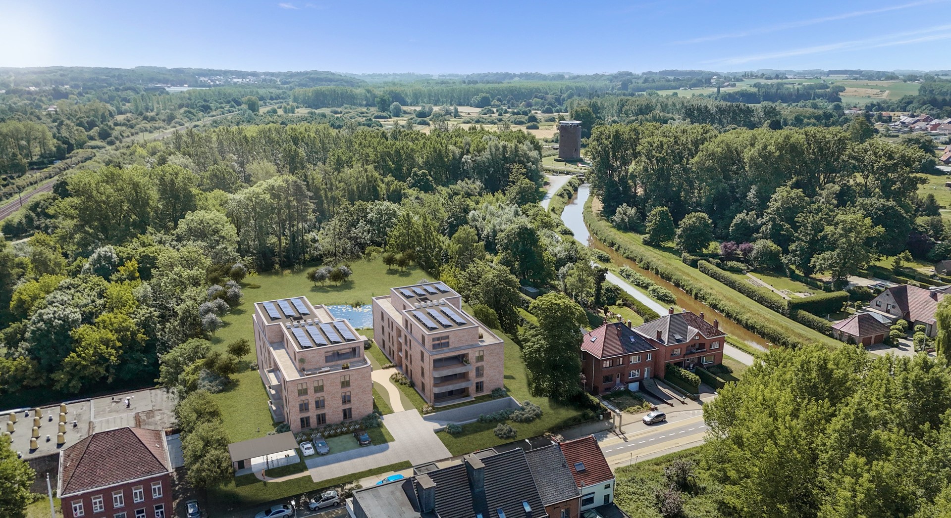 Lichtrijk 2-slpk BEN-appartement met terras in groene woonomgeving, Zichem - photo 1
