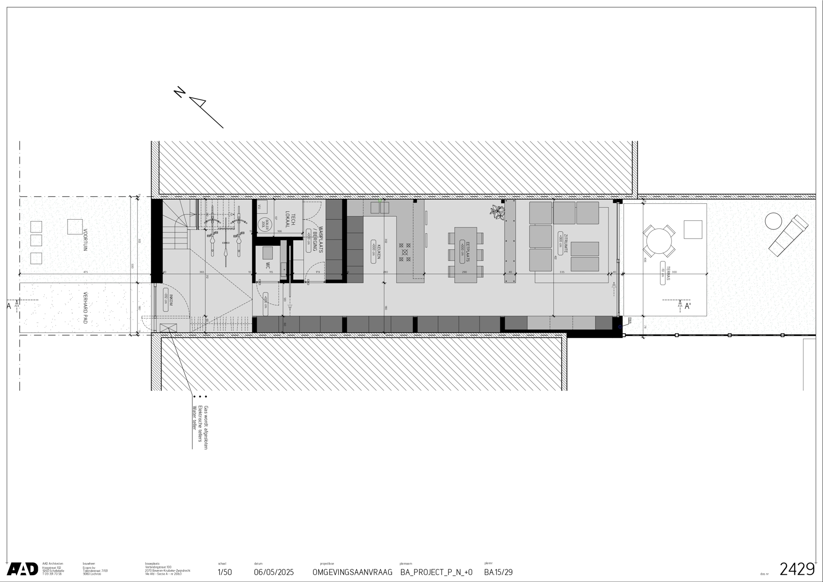 Bouwgrond met vergunde nieuwbouwwoning in Zwijndrecht - foto 3