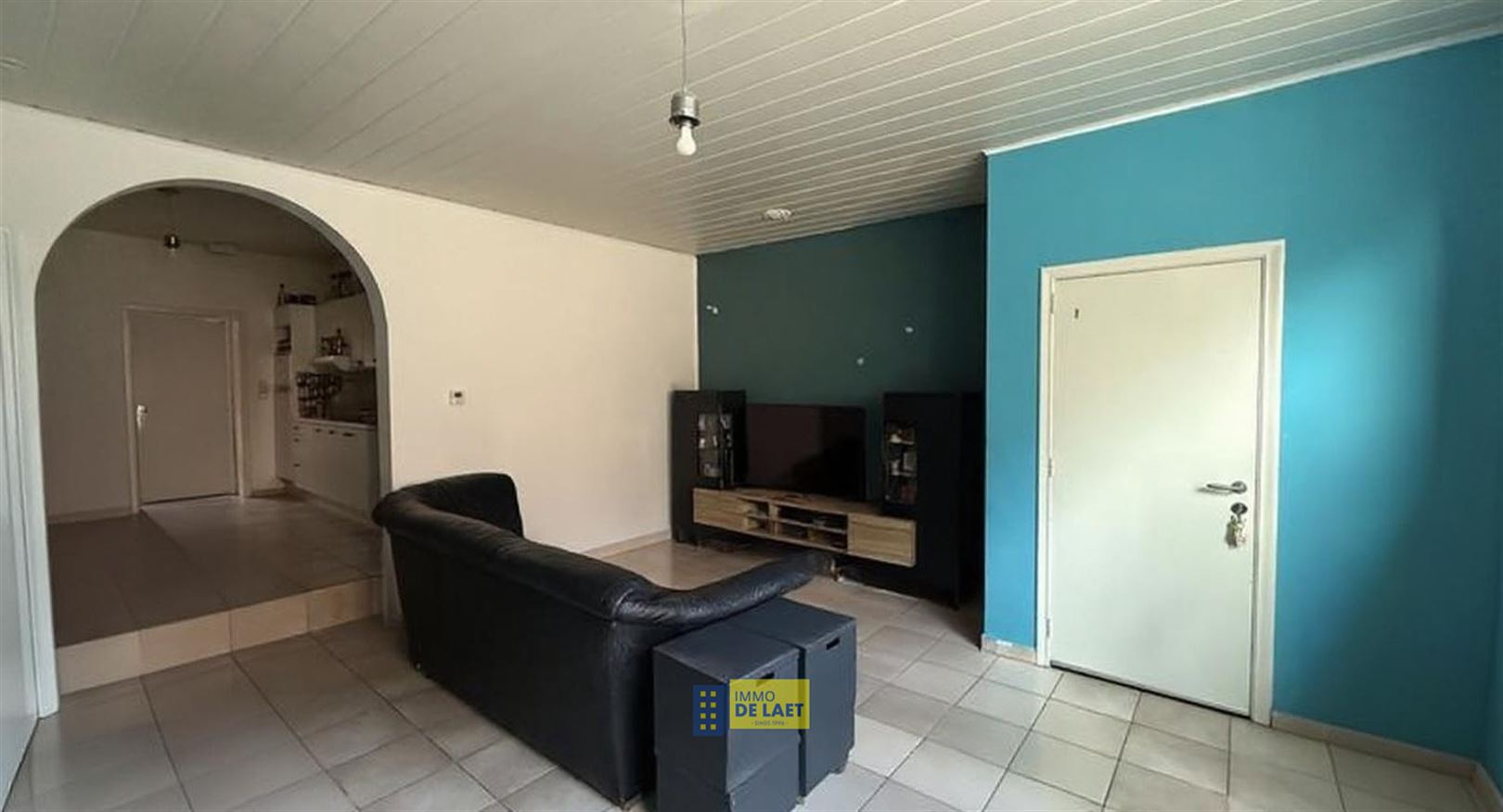 Gelijkvloers appartement met 1 slaapkamer en tuin - foto 2