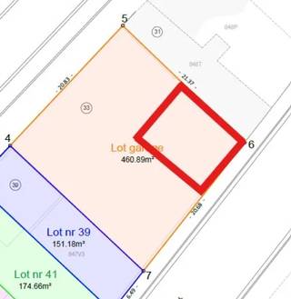Loods te koop in Harelbeke +-88m²+-7,20m breed op +-12,10m diep (binnenmaten). Afmetingen zijn nog onder voorbehoud.Er dient nog een landmeter langs...