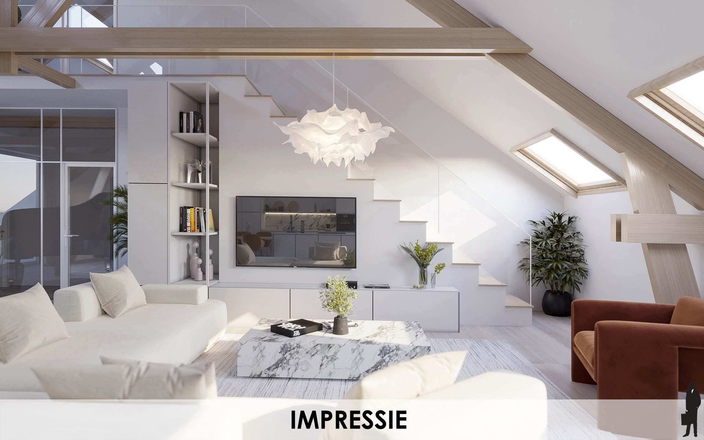 Penthouse van 264m² + terras in een uniek historisch kader - foto 2