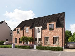 Deze <span><strong>landelijk nieuw te bouwen</strong></span> woning maakt deel uit van een rustige verkaveling van 26 woningen langs de Lendeleedsestraat in Izegem.  De verkaveling is een plezier voor zowel jong als oud.  Enerzijds is de verkaveling vrij landelijke gelegen en wordt er binnen de verkaveling een groene zone voorzien, anderzijds is de verkaveling gelegen op fietsafstand van het centrum van Izegem.<br />De <span><strong>unieke uitstraling</strong></span> van deze woning wordt bekomen door zijn landelijke charme dankzij een oude recuperatie gevelsteen in combinatie met de vele natuursteen elementen.  De unieke diepe tuin met <strong><span>zonnige oriëntatie (zuid/west)</span></strong> maakt deze woning zeer bijzonder.<br />Op het gelijkvloers van deze woning vinden we een ruime leefruimte met <span><strong>veel lichtinval</strong></span> met aansluitend een open keuken.  Palend aan de keuken wordt een ruime berging voorzien.  In de inkomhal vinden we de trap naar de eerste verdieping waar er <span><strong>3 ruime slaapkamers </strong></span>voorzien zijn.  De masterbedroom beschikt eveneens over een mooie <span><strong>dressingruimte</strong></span>.  Verder vinden we hier de badkamer (met inloopdouche, bad en dubbel lavabo) en een afzonderlijk toilet.<br />Deze nieuw te bouwen woning wordt volledig afgewerkt met kwalitatieve materialen zoals o.a. maatkeuken inclusief toestellen met een natuurstenen werkblad, vloerverwarming op het gelijkvloers en de eerste verdieping aangestuurd door middel van een warmtepomp (water/lucht), laminaat in de slaapkamers, zonnepanelen, oprit, terrassen, eiken trap, regenwaterpomp in de put  … Optioneel mogelijk voor <span><strong>extra slaapkamers op zolder.</strong></span>  De keuzes voor de afwerking zijn volledig naar smaak van de koper.<br />Interieurfoto’s zijn als voorbeeld van een gelijk(w)aardige woning. <br />Ontdek deze nieuwbouwwoning in Izegem<br />Grondoppervlakte: 403 m²  /  E-peil : 23  /  Prijzen excl. btw en registratiebelastingen<br />Voor meer informatie, contacteer BOUW BOSSU op het nummer 0496 101 201 - www.bouwbossu.be<br />6% btw mogelijk onder voorwaarden