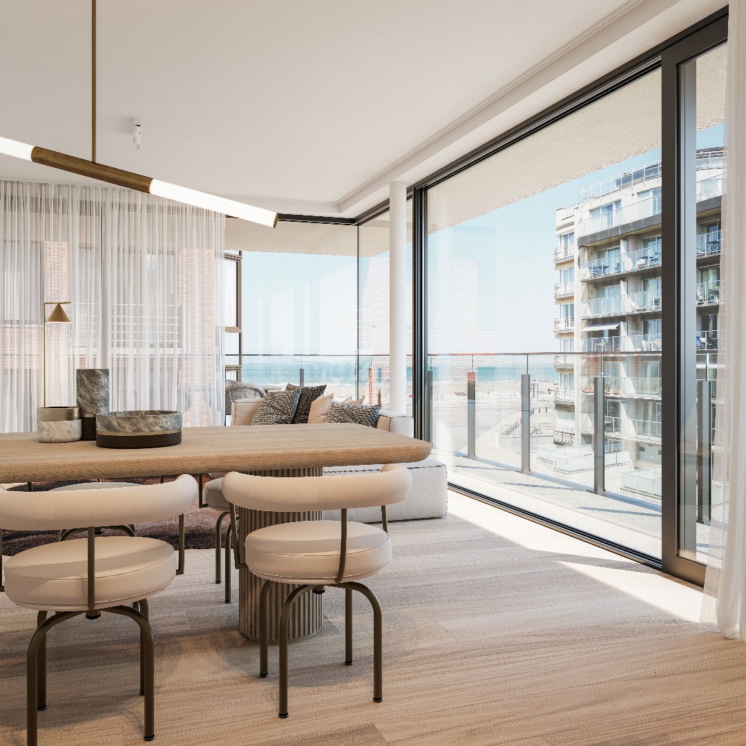 Exclusief nieuwbouwappartement met terras en zijdelings zeezicht! - foto 1