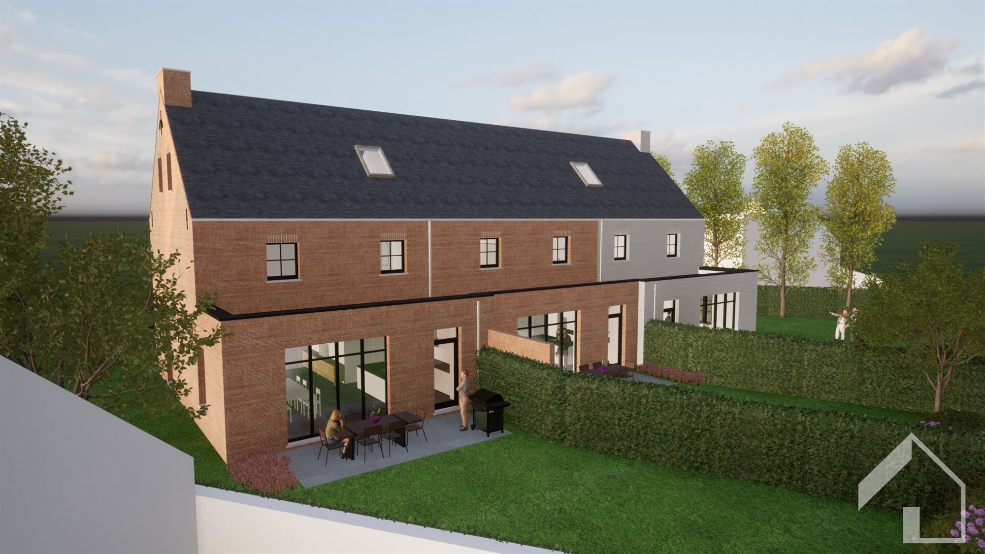 3 volledig afgewerkte nieuwbouwwoningen nabij centrum van Broechem - foto 4