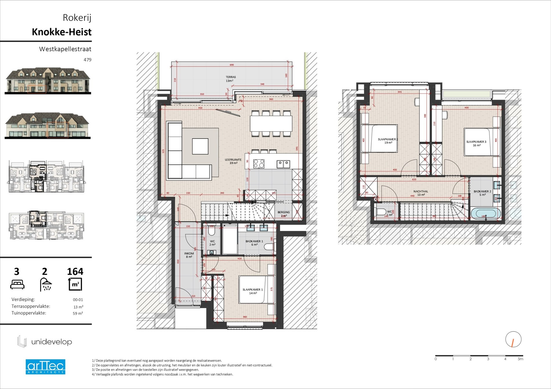 Duplex stapelwoning met tuin in Res. Rokerij – Westkapelle - foto 4