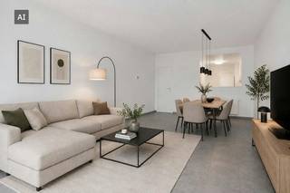 In the 'France' residence in Knokke-Heist, we find this ready-to-move-in ground floor apartment for sale. The apartment was built in 2008 and is in good condition, with an energy-efficient character, which translates into a favourable EPC label. Thanks to the recent year of construction, you can enjoy contemporary living comfort here in a central location near all amenities.<br /><br />The location of this property is ideal. Here you are in the Kerkstraat, within walking distance of the beach, the Boulevard and the Heroes' Square. In addition, there is good access to Heist station, various shops and restaurants. A unique opportunity for those who want to live comfortably or buy an apartment as a second home by the sea.<br /><br />Layout: <br />- entrance hall with guest toilet<br />- spacious living and dining area<br />- fully equipped kitchen with large storage space where washing machine and dryer connections are provided<br />- bathroom with shower, double sink and toilet<br />- 2 full bedrooms with built-in wardrobes<br />- cozy city courtyard<br /><br />In addition, the apartment has a communal bicycle shed in the residence. <br /><br />Ideal offer for those looking for carefree living as a permanent residence or second home in Knokke-Heist. Would you like more information or a visit? Feel free to contact our real estate expert Arne Reubens at +32 472 186 304 or arne.reubens@dewaele.com<br /><br />The property is offered through the Power-sale formula. Between 13/07/2026 09:00 and 22/08/2026 17:00, you can come visit the appartment by appointment and make an offer. The listed price is a starting price. For further information, please contact the property agent.<br /><br />Register of measures: no<br /><br />These AI visualizations are intended as inspiration. No technical specifications, urban planning regulations, or concrete realization possibilities were taken into account.
