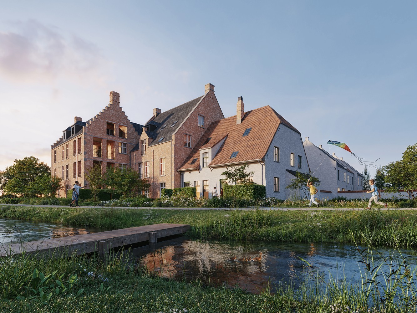 Unieke halfopen eengezinswoning – 3 slaapkamers met uitzicht op de Nete & groen binnenplein, voorzien van alle nieuwste technieken – Residentie Netehof - foto 4
