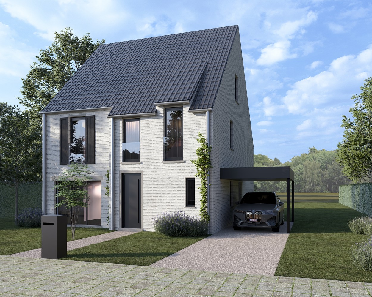 VILLA GRENSZICHT – Moderne nieuwbouwwoning met drie slaapkamers op een prachtig perceel in Lanaken - foto 2