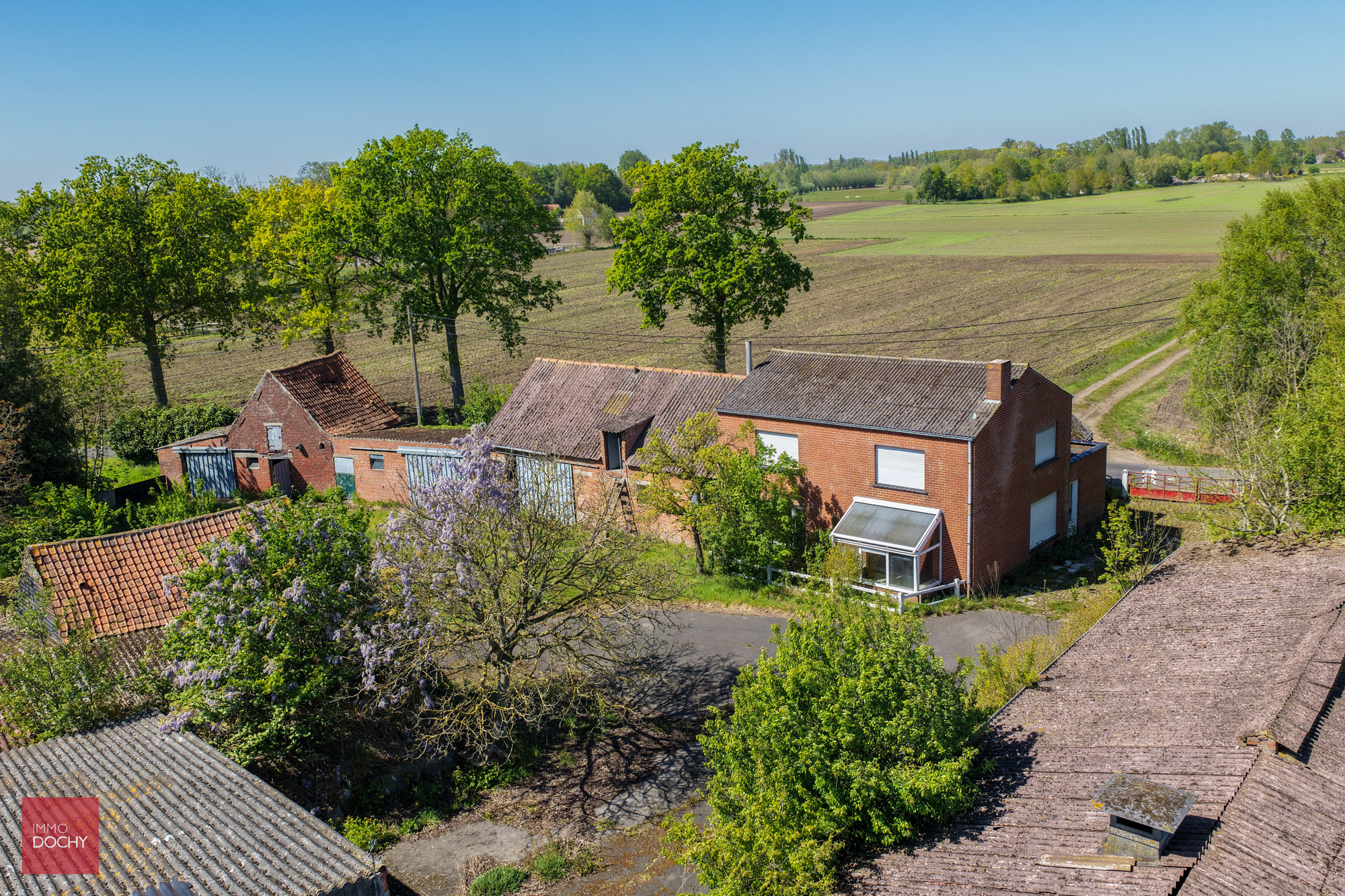 Zeer rustig gelegen oude hoeve met bouwvergunning voor nieuw landhuis - foto 5