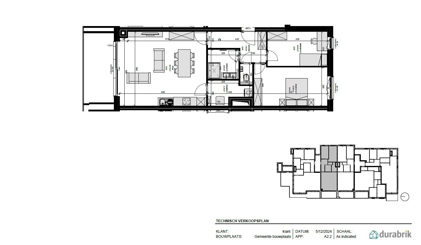 Appartement te koop in Berendrecht met 2 slaapkamers - foto 2