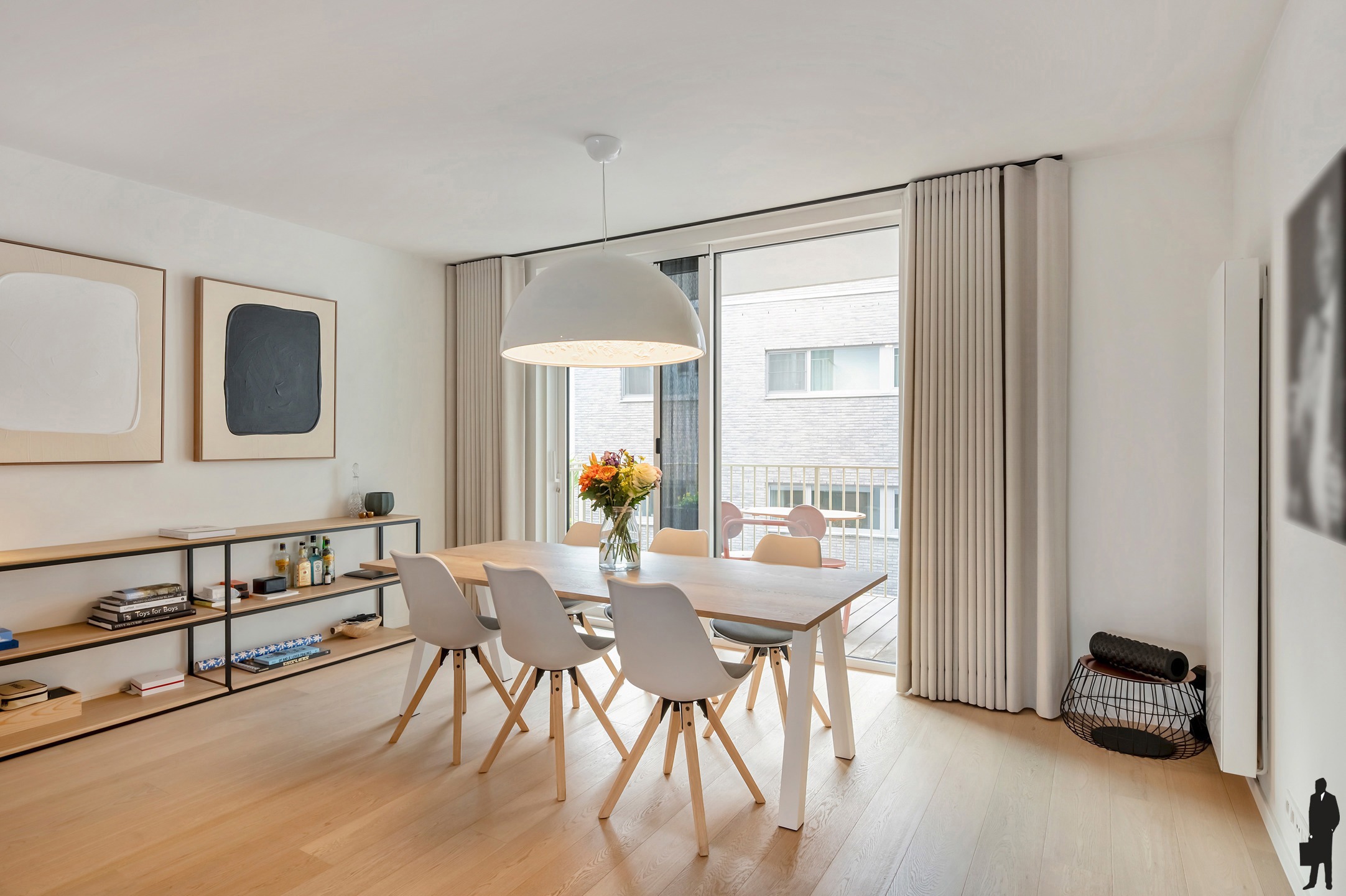 Licht 2-slpk appartement met 2 terrassen in Residentie Leopold - foto 5