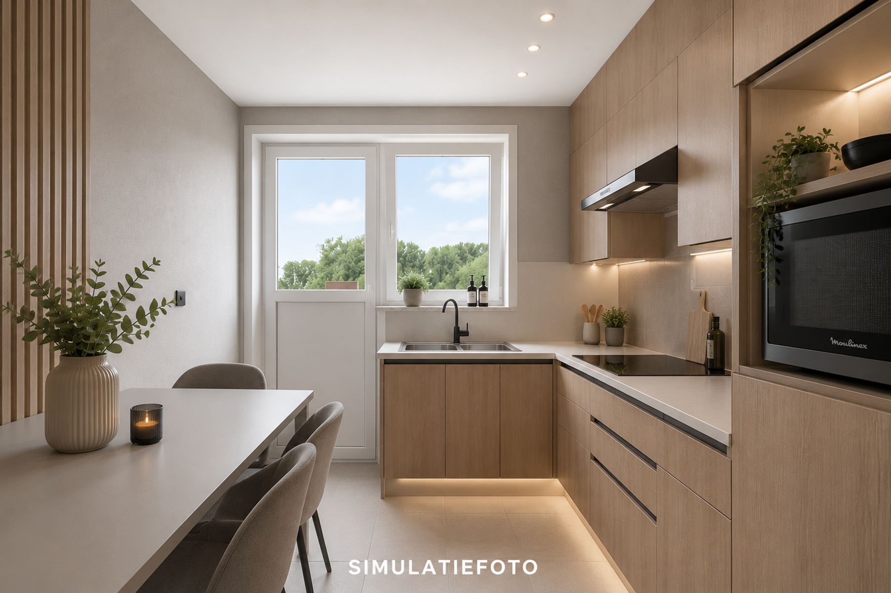 Op te knappen appartement met 2 slaapkamers en terras - foto 5