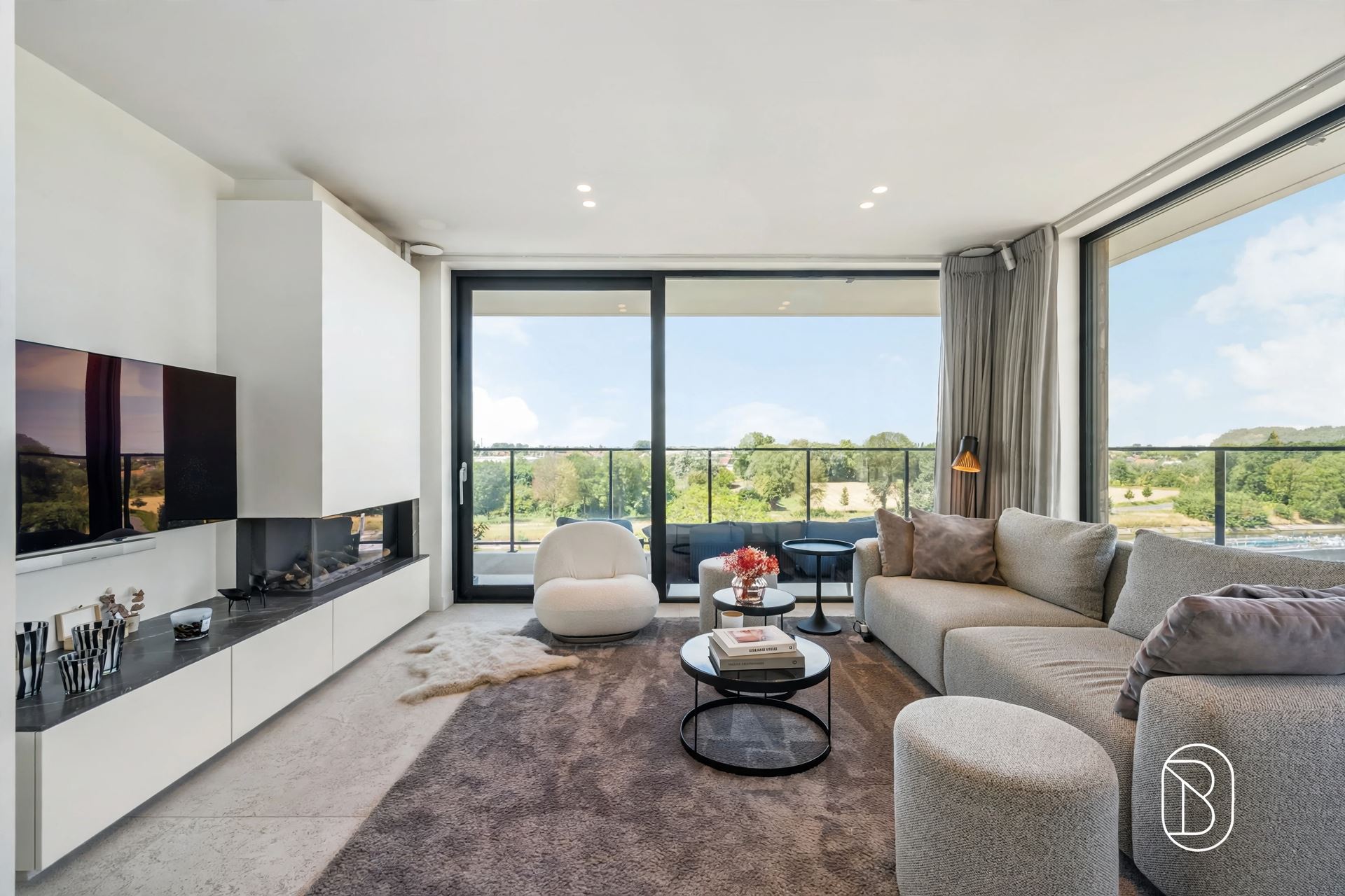 Subliem afwerkt penthouse met zicht op de Leie - foto 4