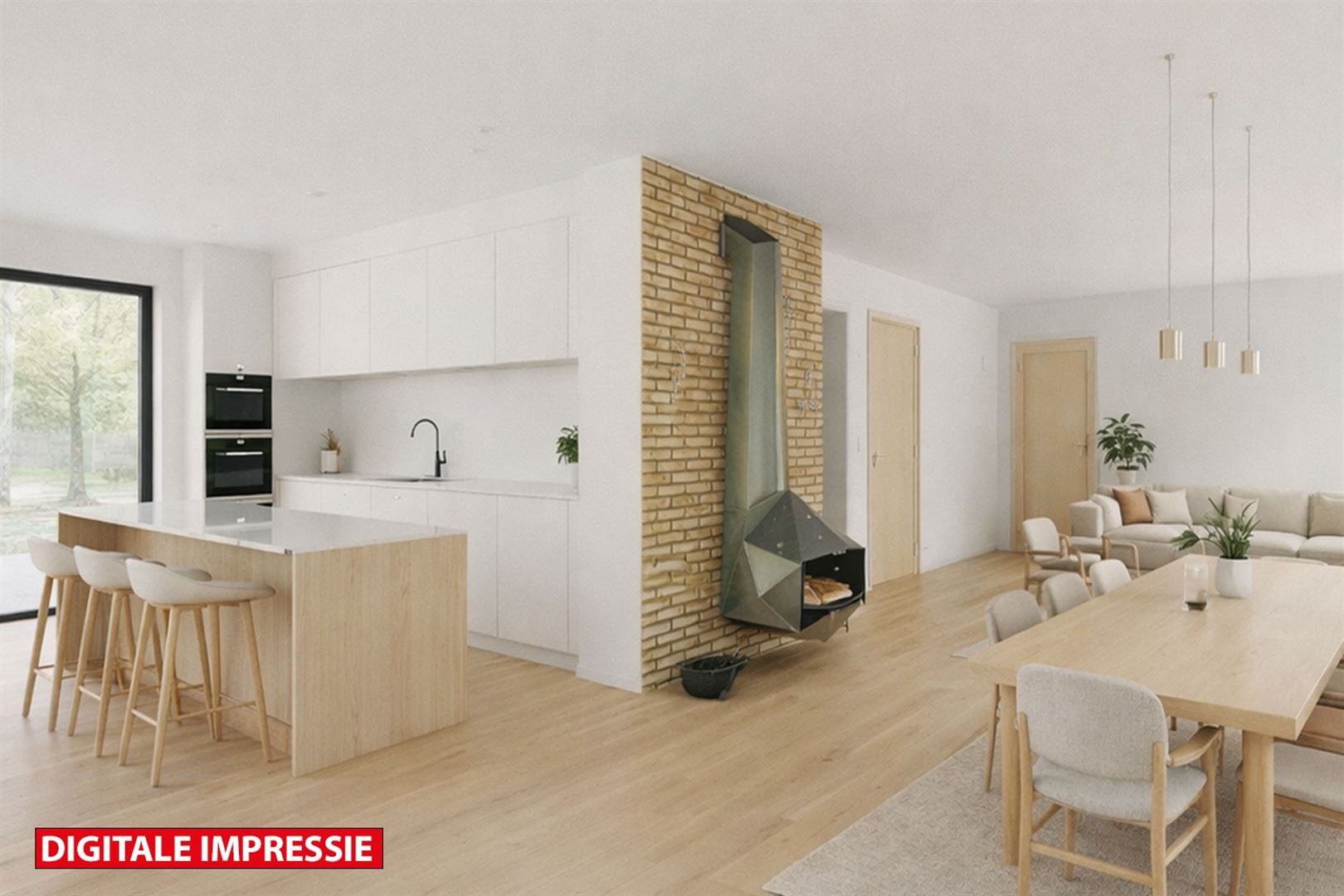 Charmante, te restaureren seventies-woning met 3 slpk. - foto 4