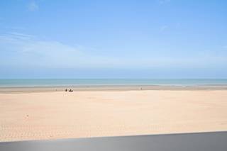 Mooi gelegen studio op de zeedijk en op minder dan 500 m van het centrum van Koksijde-Bad.<br />Inkom, aangename woonkamer met mooi rechtstreeks zeezicht, ingerichte keuken met doorgeefluik, badkamer met ligbad, lavabo en toilet. Gemeubeld.