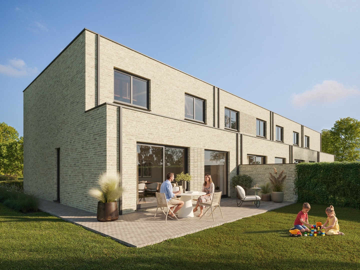 Energiezuinige halfopen bebouwing met 4 slpk’s - photo 2