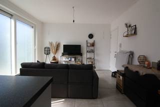 Dit energiezuinige appartement van 55m² is gelegen in de Luizenpoort op nog geen 30 meter van de Grote Markt van Turnhout en maakt deel uit van een gebouw met 4 appartementen. 

De straat is doodlopend en is dus zeer rustig en verkeersluw. Bij het binnenkomen van het appartement (2de verdieping) komen we in de leefruimte met open keuken die rechtstreeks uitgeeft op het ZUID GEORIËNTEERD terras van 6m². De badkamer is voorzien van inloopdouche, toilet en lavabo. Ruime slaapkamer. Ideaal voor de jonge starter of als investering. Staanplaats verplicht bij aan te kopen aan 24.000 euro. Momenteel is het appartement met staanplaats verhuurd. Neem contact op voor meer informatie of een bezichtiging! Vermelde afmetingen/oppervlakten zijn indicatief. Oppervlakten conform EPC.