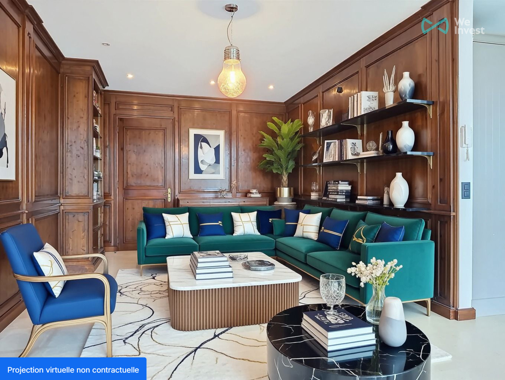 Gelijkvloers appartement met diepe tuin en kelder - foto 1